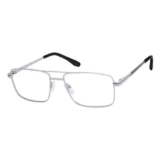 Rectangle Silver Eyeglasses