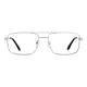 Rectangle Silver Eyeglasses