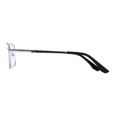 Rectangle Silver Eyeglasses