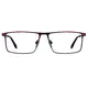 Rectangle Brown Eyeglasses