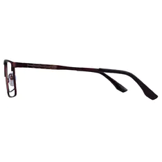 Rectangle Brown Eyeglasses