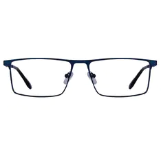 Rectangle Blue Eyeglasses