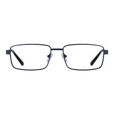 Rectangle Blue Eyeglasses