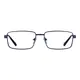 Rectangle Blue Eyeglasses
