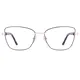 Square Gold Eyeglasses