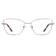 Square Silver Eyeglasses