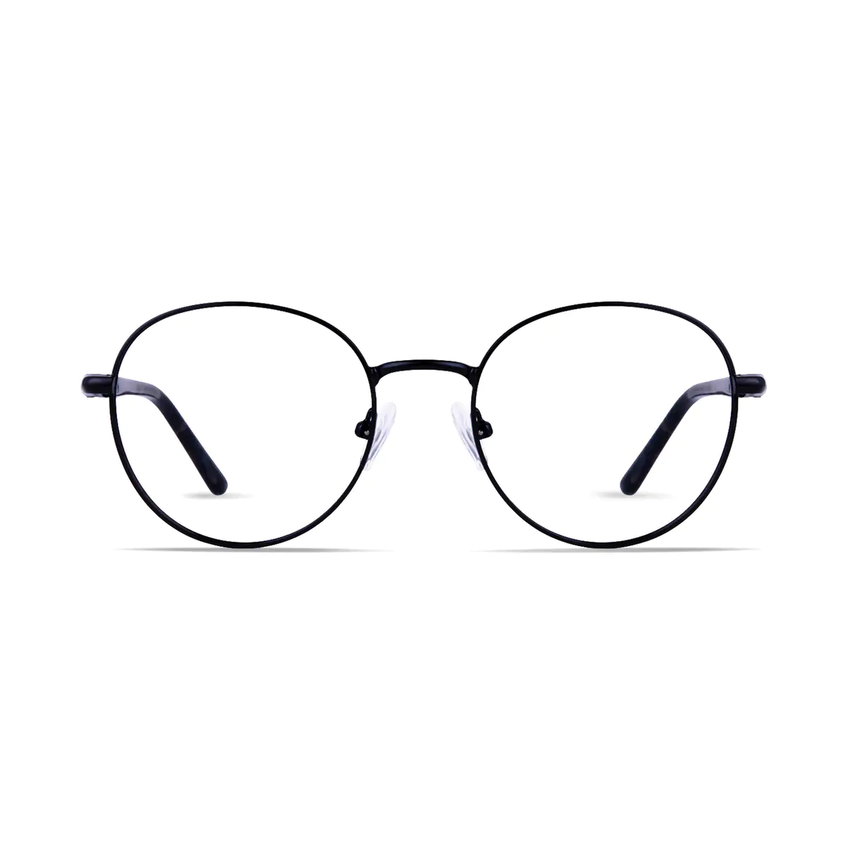 Round Black Eyeglasses