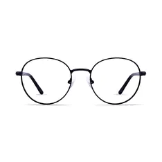 Round Black Eyeglasses