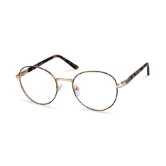 Round Gold Eyeglasses