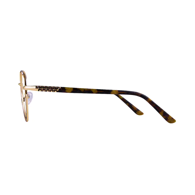 Round Gold Eyeglasses