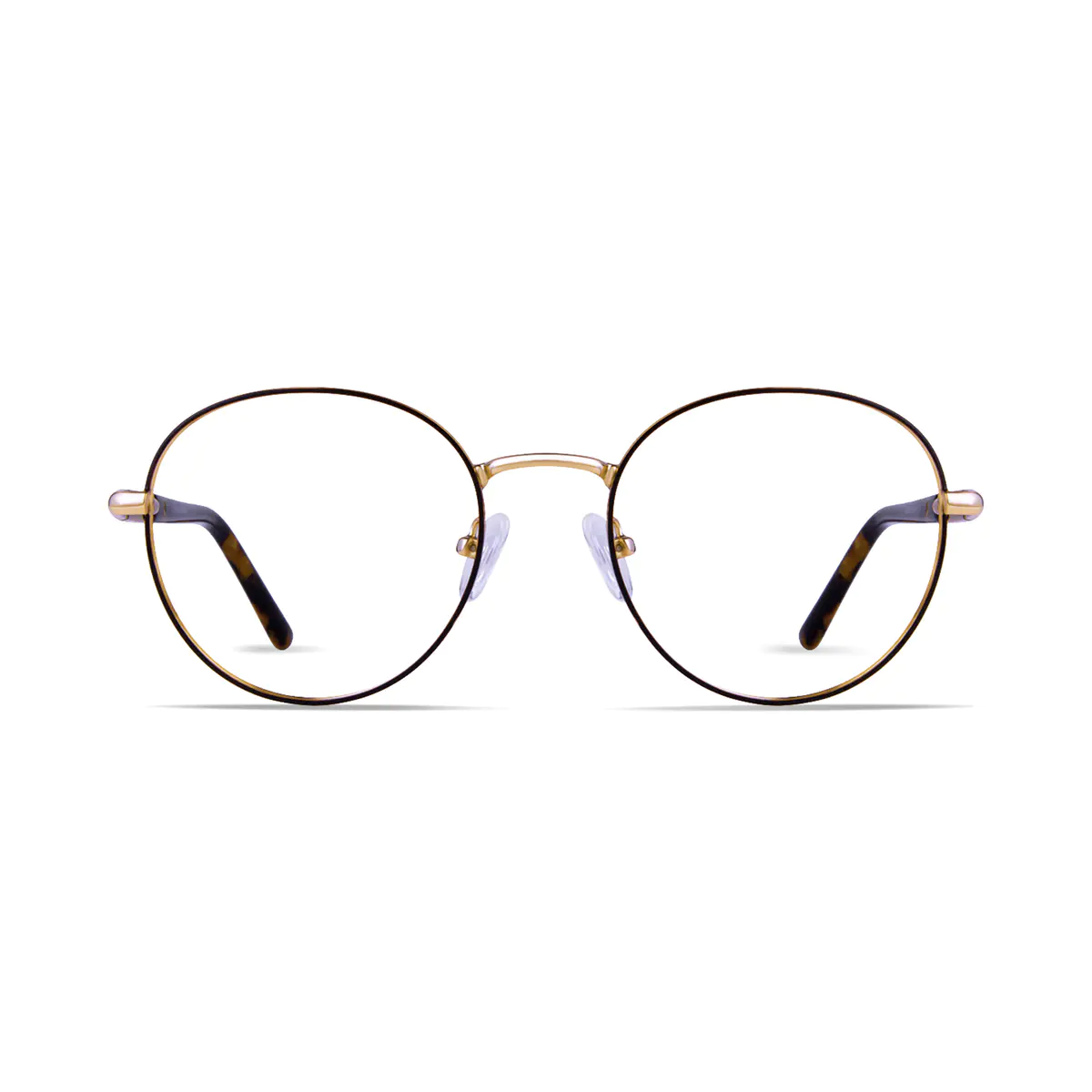 Round Gold Eyeglasses