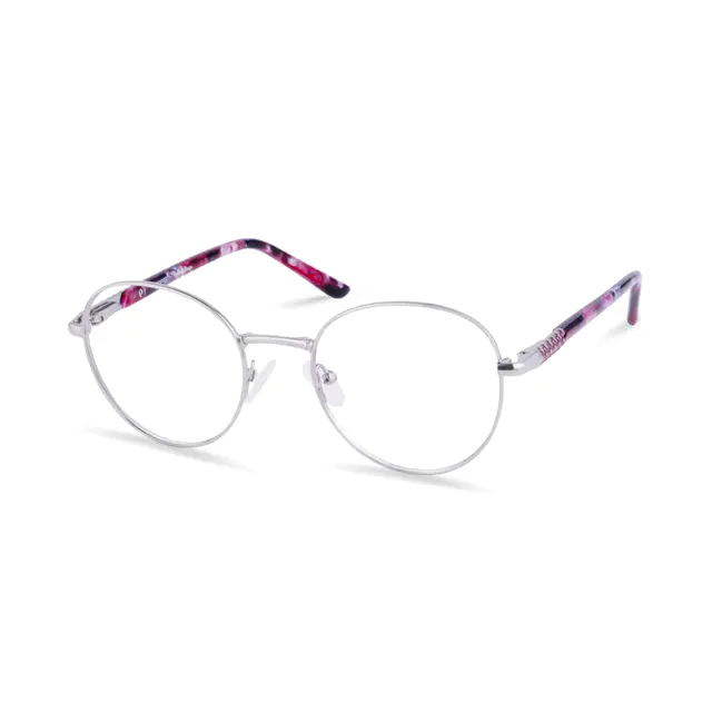 Round Silver Eyeglasses