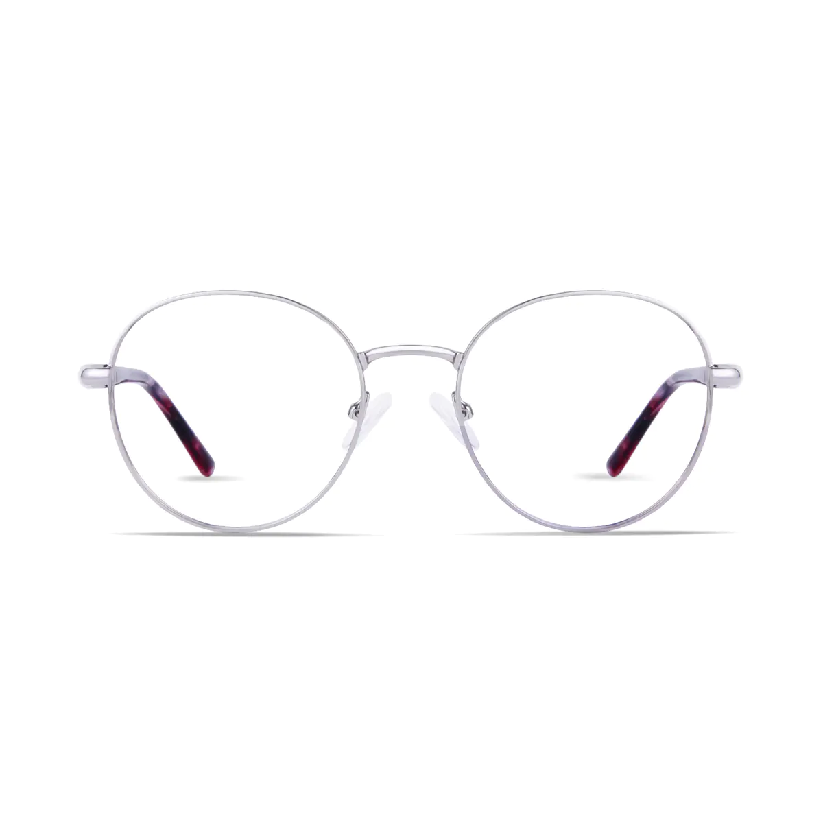 Round Silver Eyeglasses