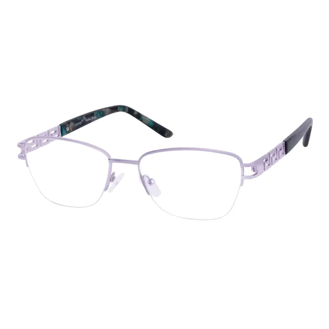 Square Purple Eyeglasses