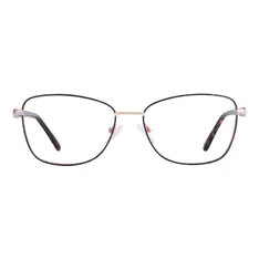 Square Black/Rose Gold Eyeglasses
