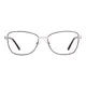 Square Black/Pink Gold Eyeglasses