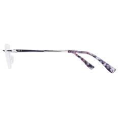 Square Black/Silver Eyeglasses