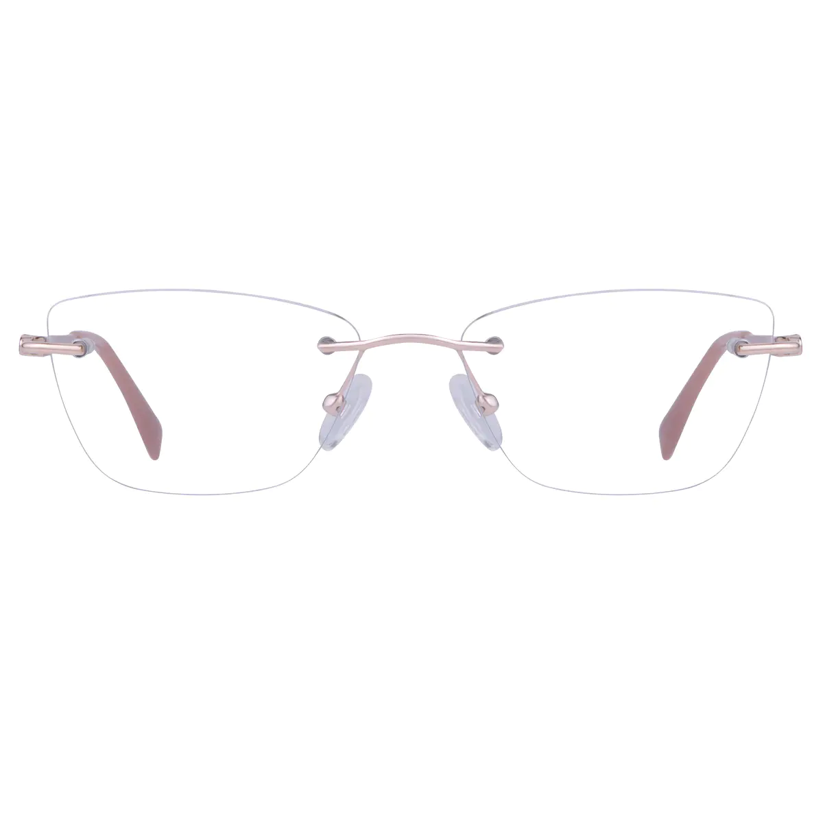Square Gold Eyeglasses