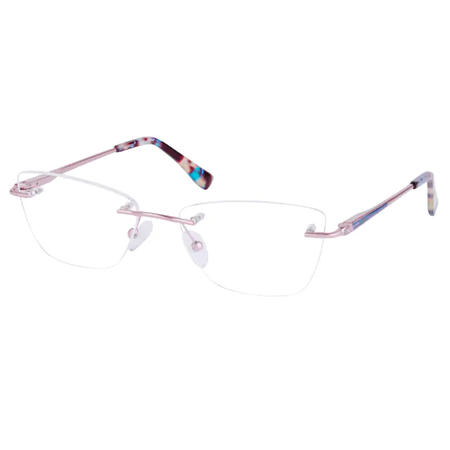 Square Rose Gold Eyeglasses