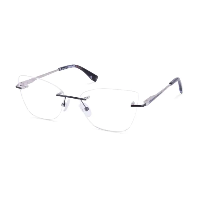 Square Black Eyeglasses