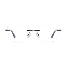 Square Black Eyeglasses