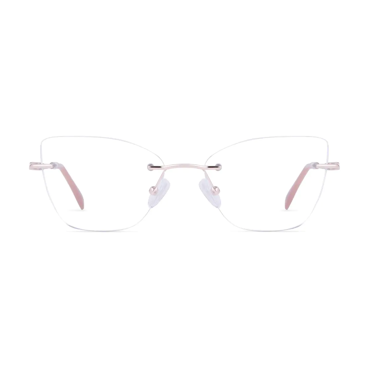 Square Gold Eyeglasses