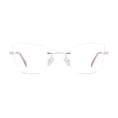 Square Gold Eyeglasses