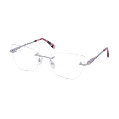 Square Silver Eyeglasses