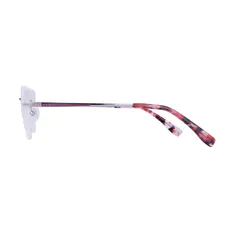 Square Silver Eyeglasses