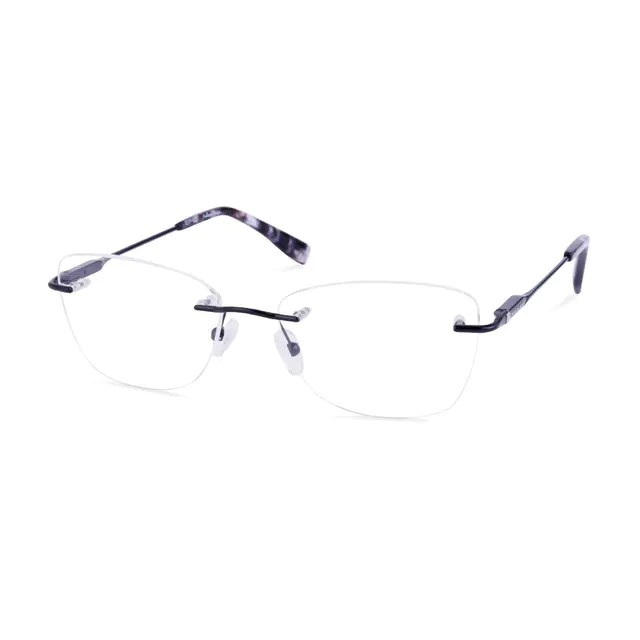 Square Black Eyeglasses