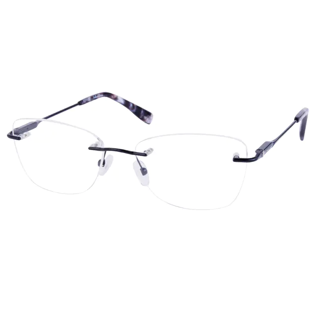 Square Black Eyeglasses