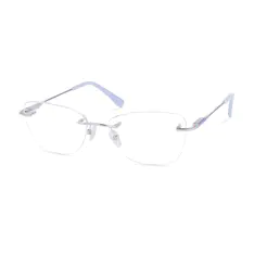 Square Silver Eyeglasses