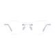 Square Silver Eyeglasses