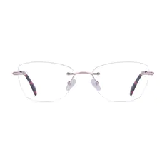 Rectangle Rose Gold Eyeglasses