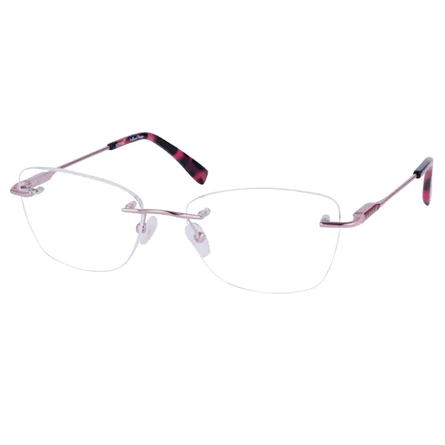 Square Rose Gold Eyeglasses
