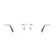 Square Silver Eyeglasses