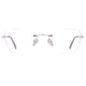 Square Gold Eyeglasses