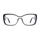 Rectangle Black/Clear Eyeglasses