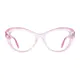 Cat-eye Transparent Pink Eyeglasses