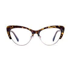 Cat-eye Tortoiseshell/Gold Eyeglasses