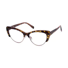 Cat-eye Tortoiseshell/Gold Eyeglasses