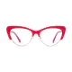 Cat-eye Red/Gold Eyeglasses