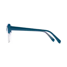 Cat-eye Navy Blue Eyeglasses