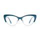 Cat-eye Navy Blue Eyeglasses