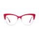 Cat-eye Red/Gold Eyeglasses