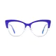 Cat-eye Blue Eyeglasses