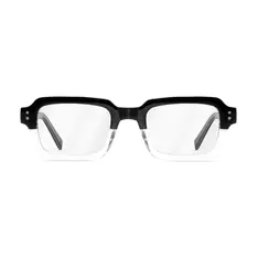 Rectangle Black/Clear Eyeglasses