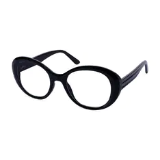 Round Black Eyeglasses