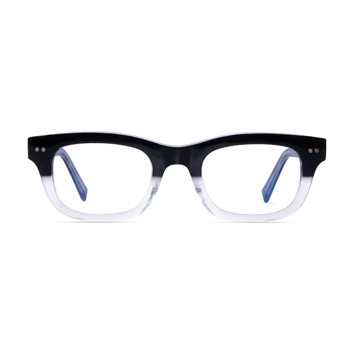 Rectangle Black/Clear Eyeglasses