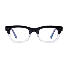 Rectangle Black/Clear Eyeglasses